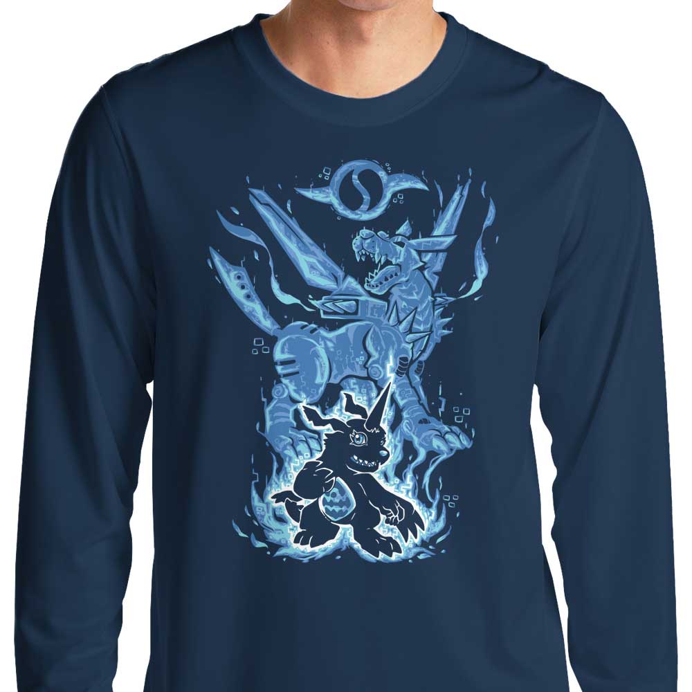TechraNova's Digital Friendship Long - Sleeve Stylish T - Shirt