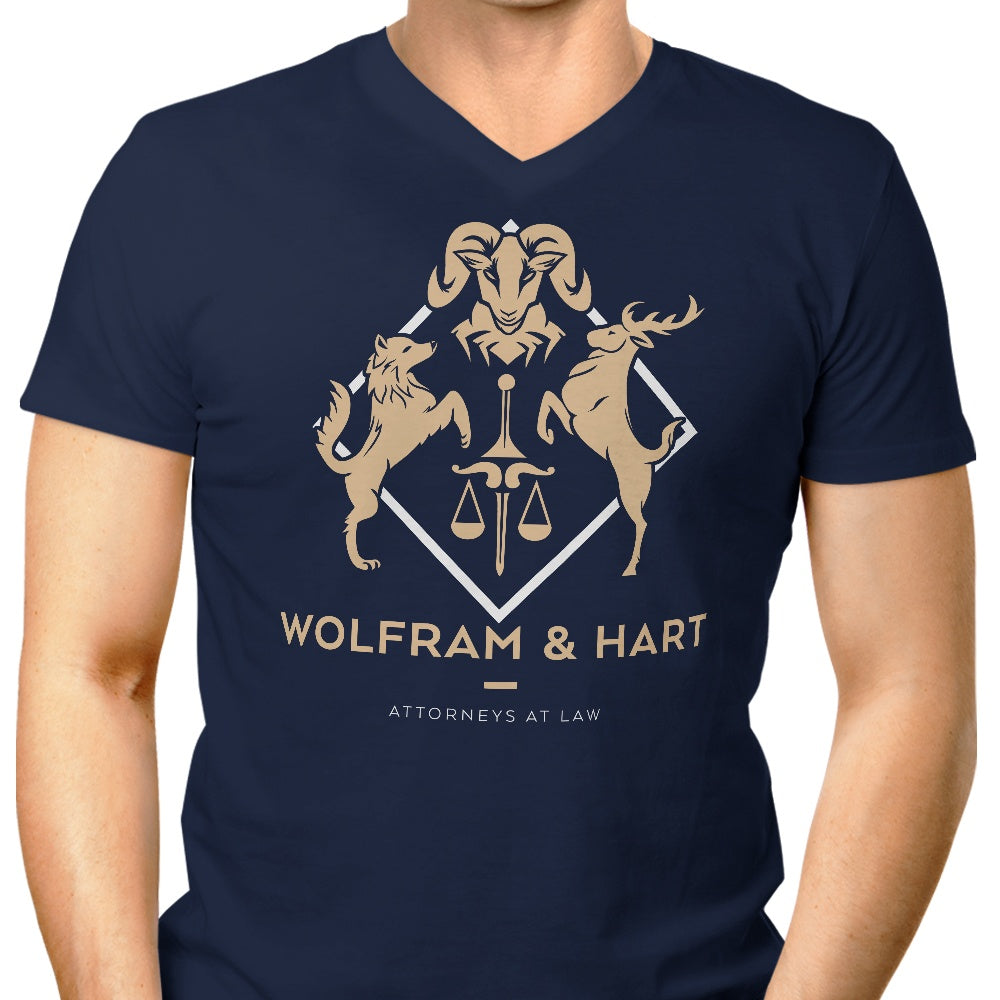 Men's Stylish V-Neck Attorneys at Law Apparel