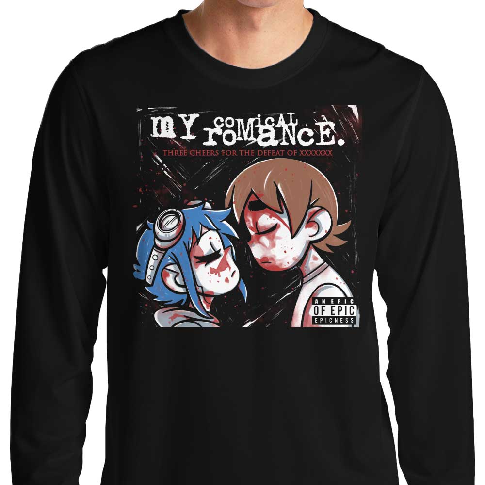 Funny Love - Long Sleeve Crewneck T-Shirt in S to 4XL Sizes