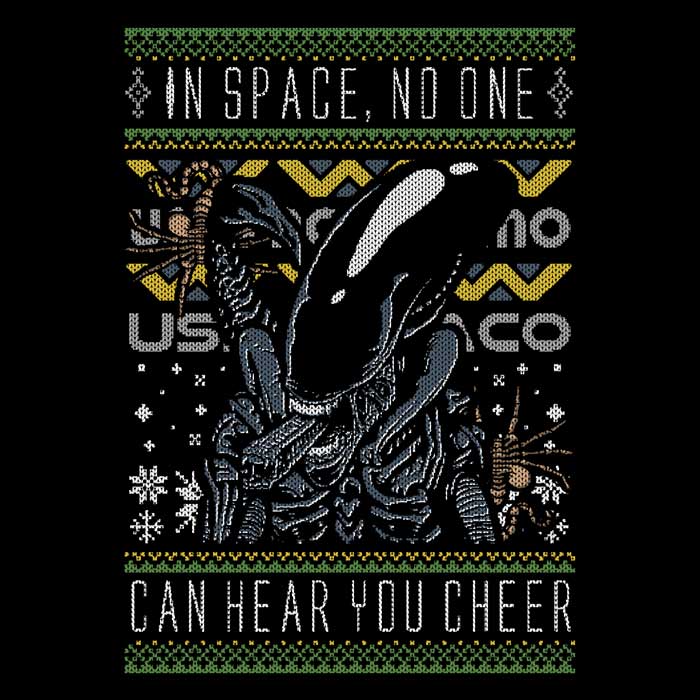 Arinesart Xeno Long Sleeve Christmas Crewneck Sweatshirt