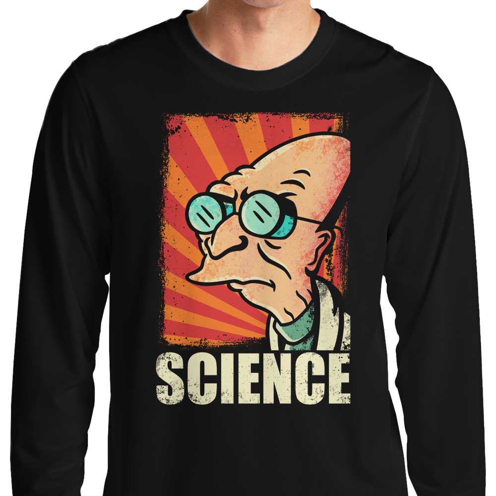 Long Sleeve Science T-Shirt for All Sizes