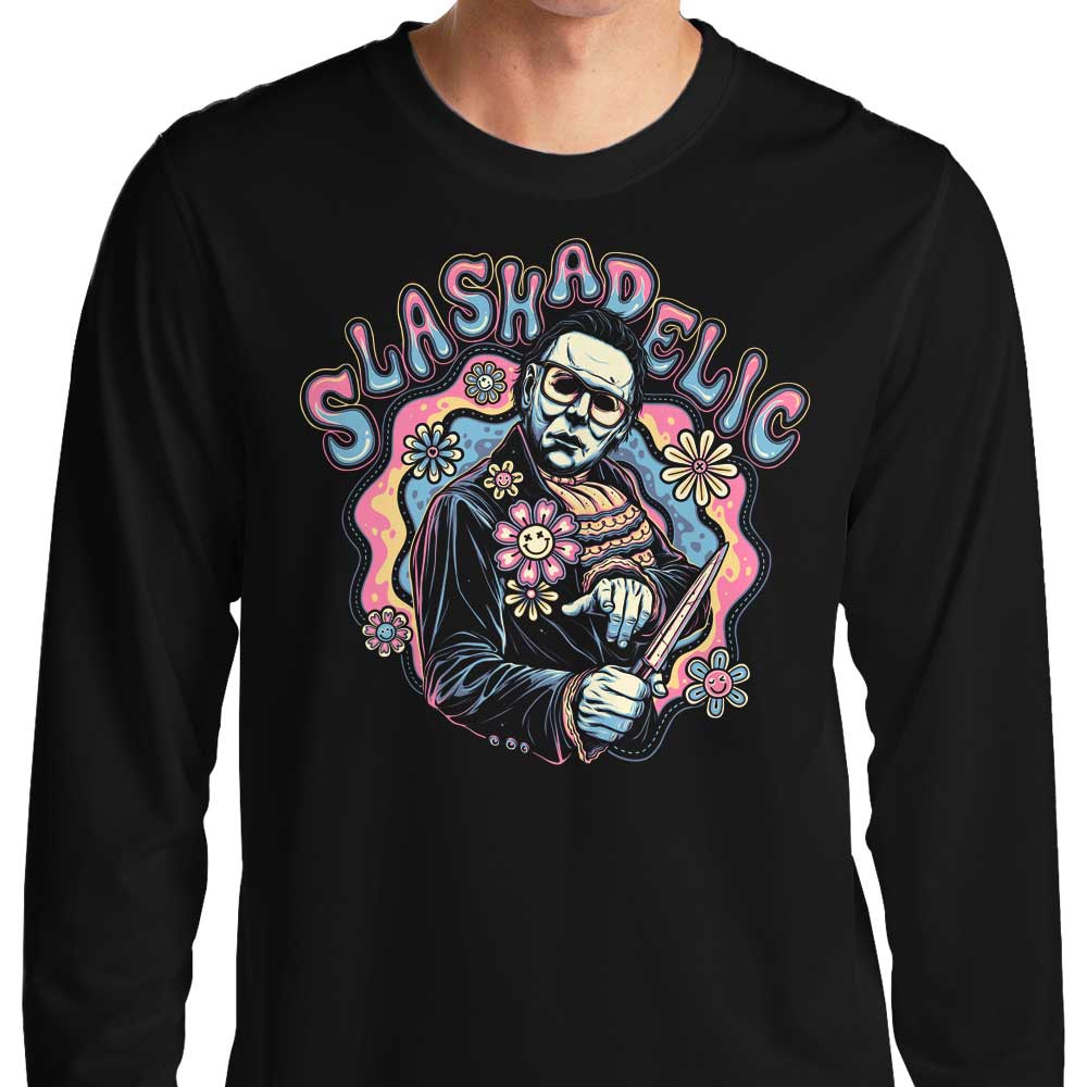 Momma Gorilla's Slashadelic Long Sleeve Crewneck T - Shirt in S to 4XL Sizes
