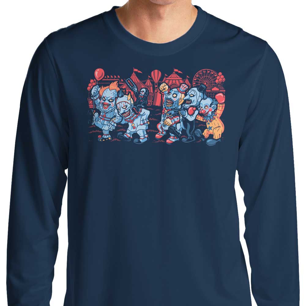 Long Sleeve 'Where the Wild Clowns Are' T-Shirt by Prime Premne Design