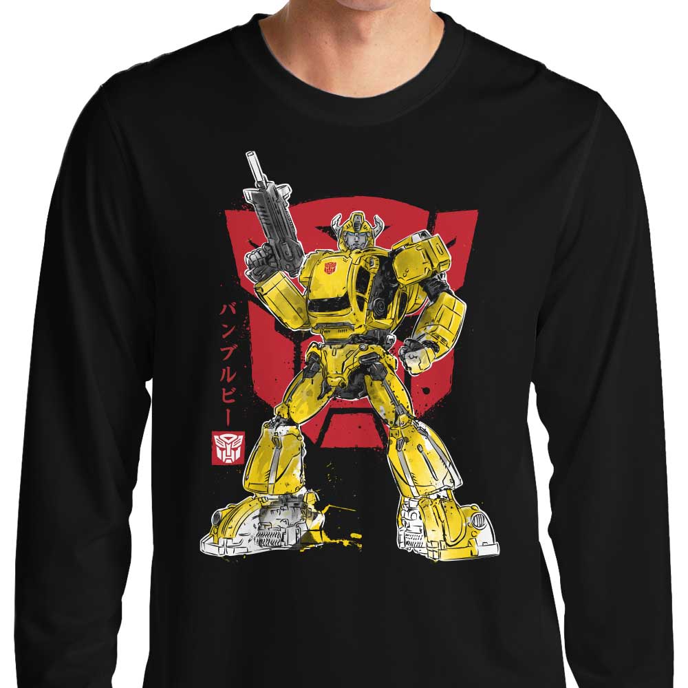 Dr. Monekers' Bumble Sumi-e Design Long Sleeve Casual T-Shirt
