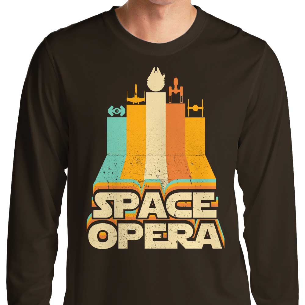Long Sleeve Space Opera Themed T-Shirt - A Stylish Choice for Fans