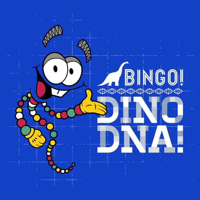 Long Sleeve Jurassic Bingo Themed T-Shirt for a Fun Look
