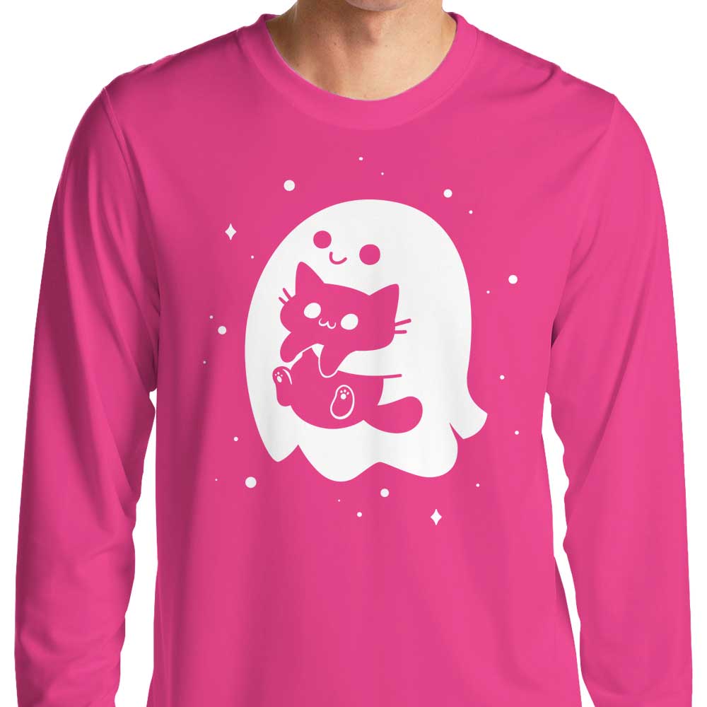 Spooky Long Sleeve Cat Snatcher T-Shirt from Snouleaf