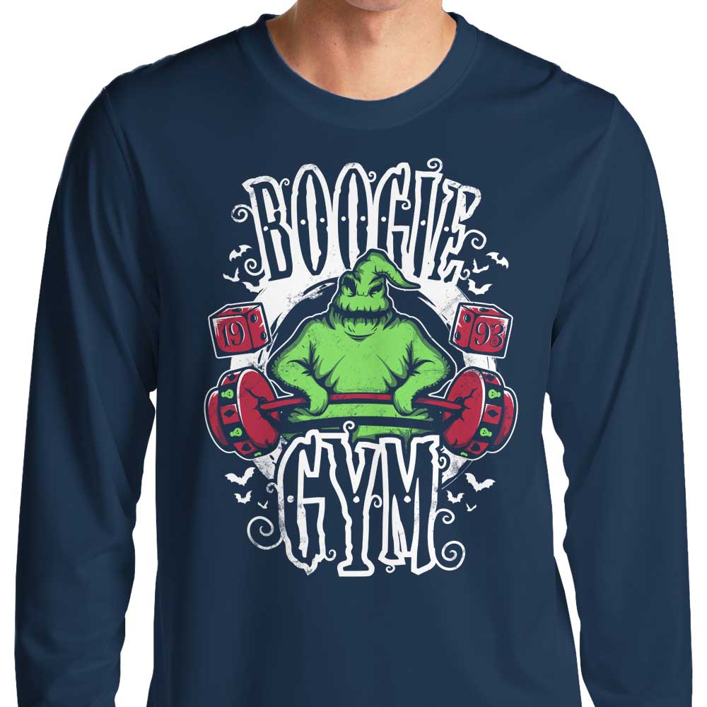 Oogie's Fitness Long Sleeve Crewneck T - Shirt for Workout