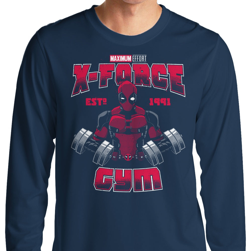 High - Quality Long Sleeve T - Shirt from X - Force Gym