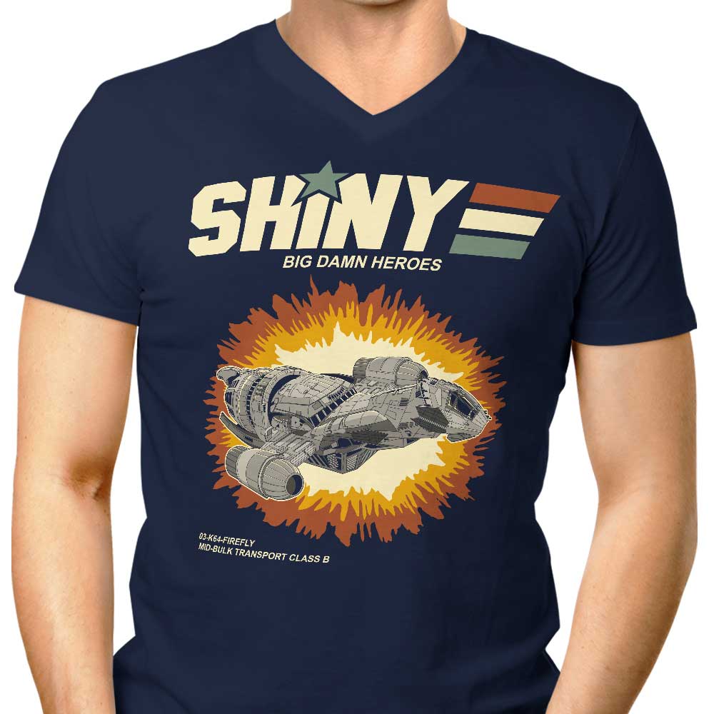 Gleaming Heroes - Men's Stylish V-Neck