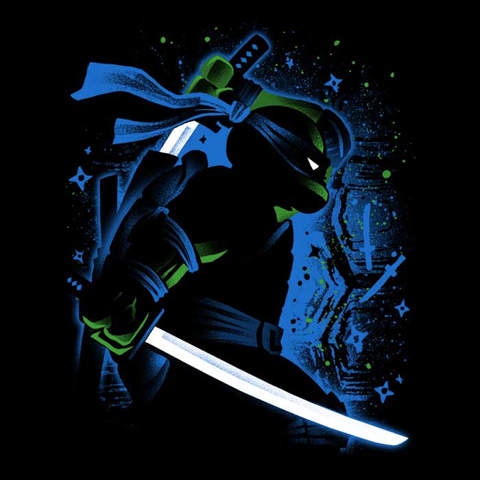 Alemaglia's Blue Long - Sleeve Ninja Leader T - Shirt
