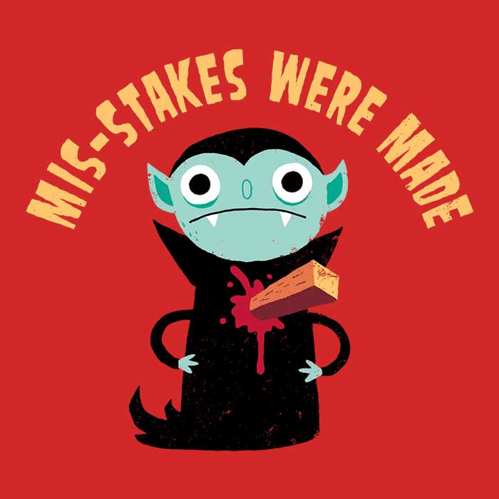 DinoMike's 'Mis-Stakes Were Made' Comfortable Long Sleeve T - Shirt