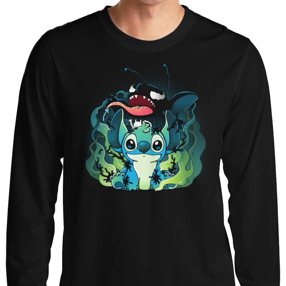 Unique Experimental Symbiote Design Long Sleeve T-Shirt