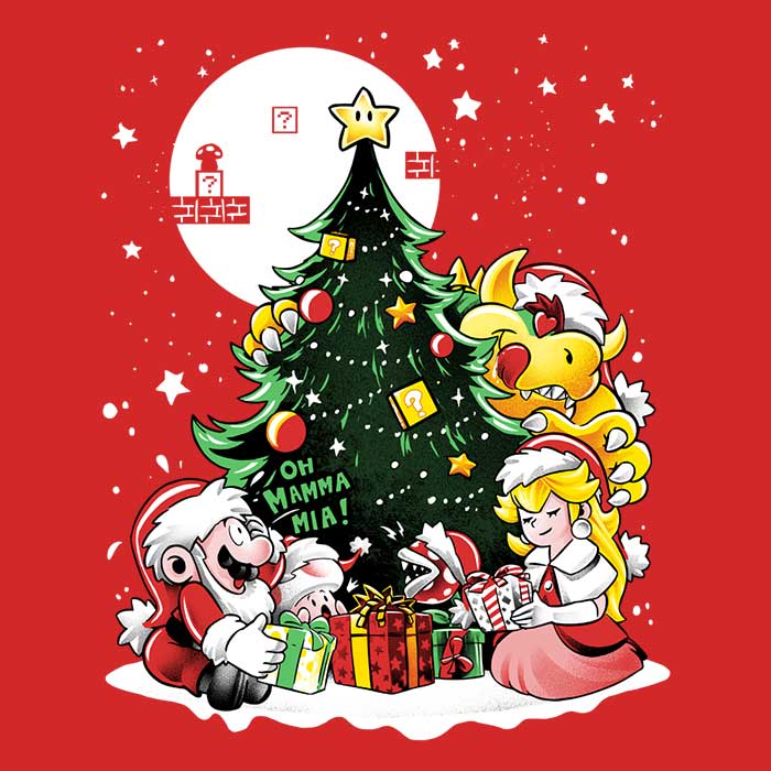 Superb Christmas-themed Long Sleeve Crewneck T-Shirt for All Sizes