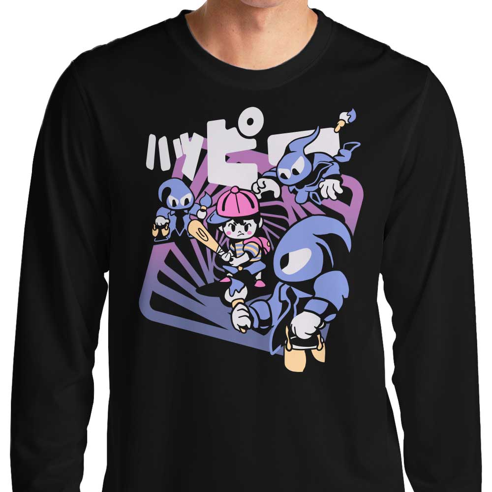 Sketchdemao's Happy Attack Comfortable Long Sleeve T - Shirt