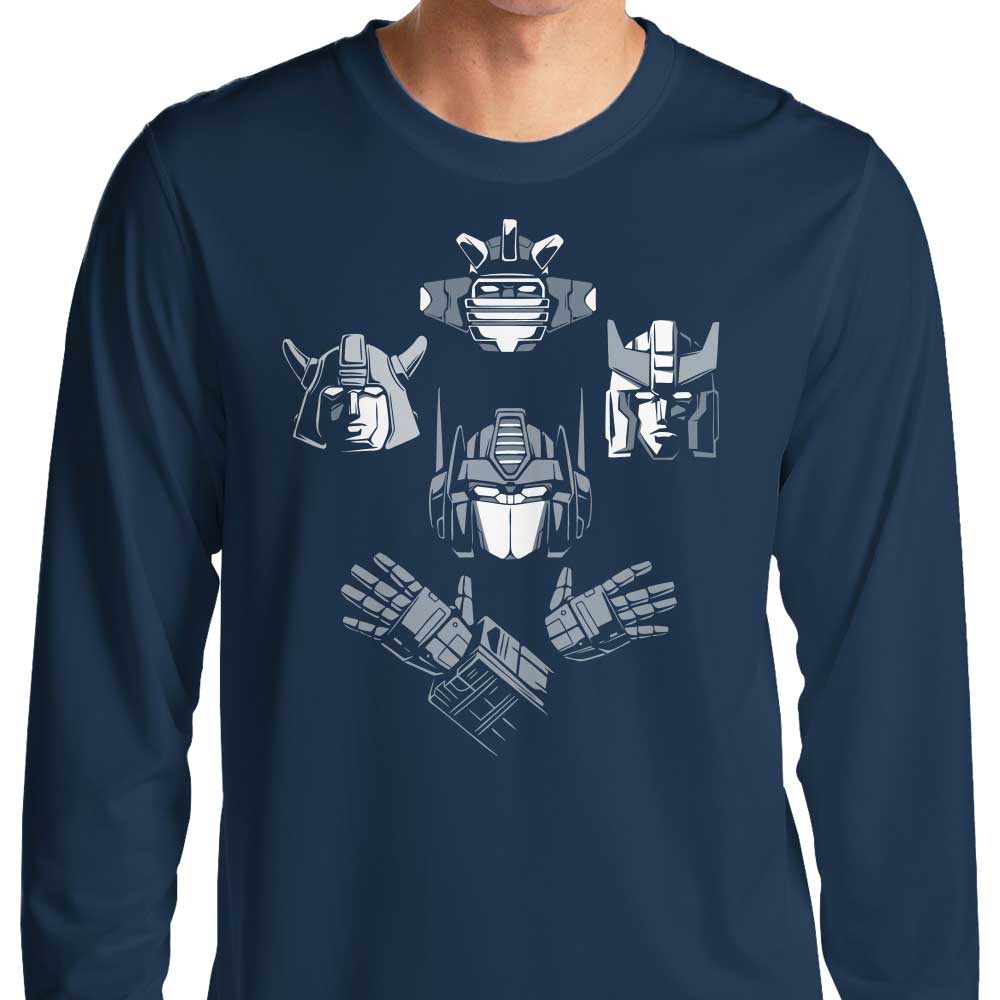 Optimus Rhapsody Long Sleeve Crewneck T - Shirt in S - 4XL Sizes