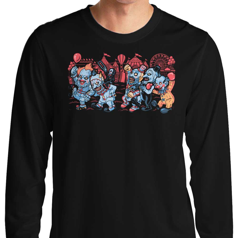 Long Sleeve 'Where the Wild Clowns Are' T-Shirt by Prime Premne Design