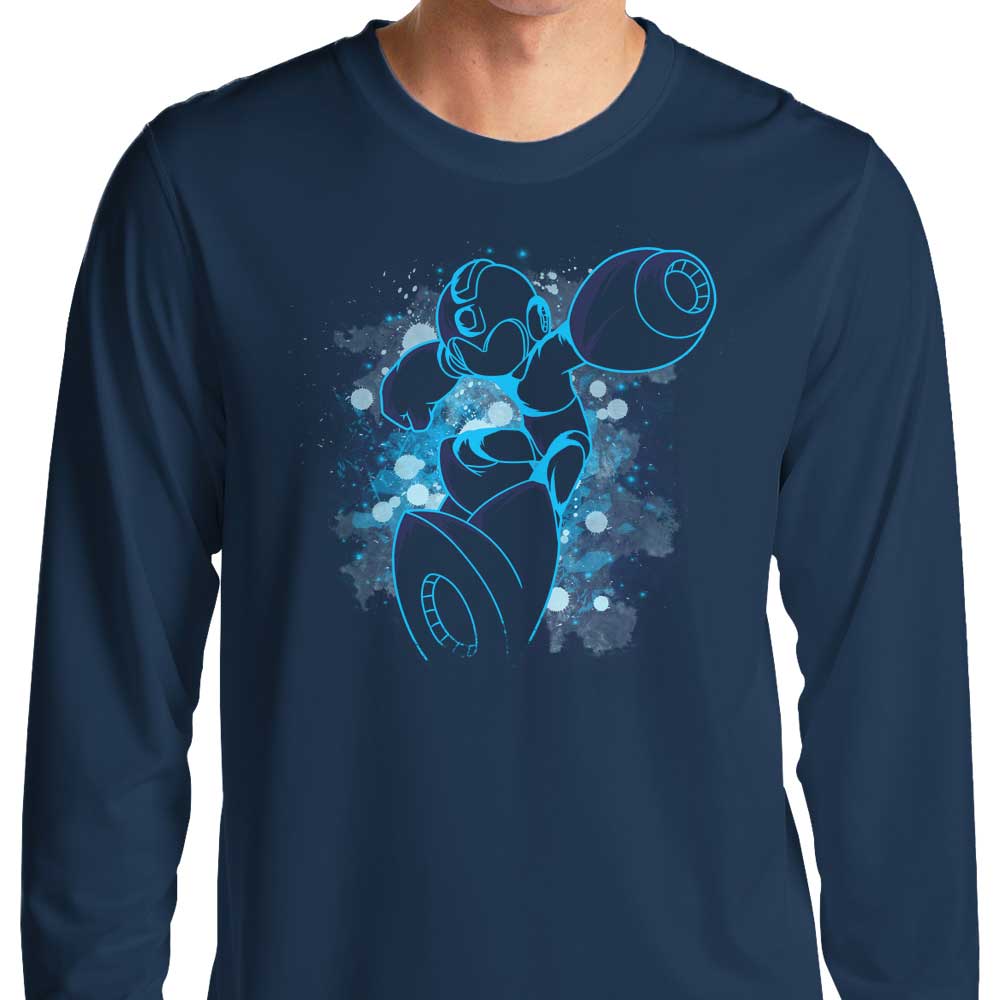 Soulkr's Inked Mega Long-Sleeved Crewneck T-Shirt in S - 4XL Sizes