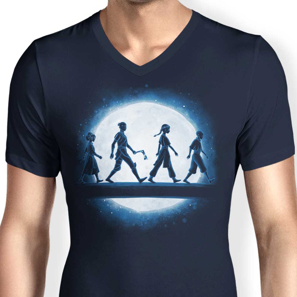 Teesgeex Men's Stylish V-Neck Night Benders Shirts