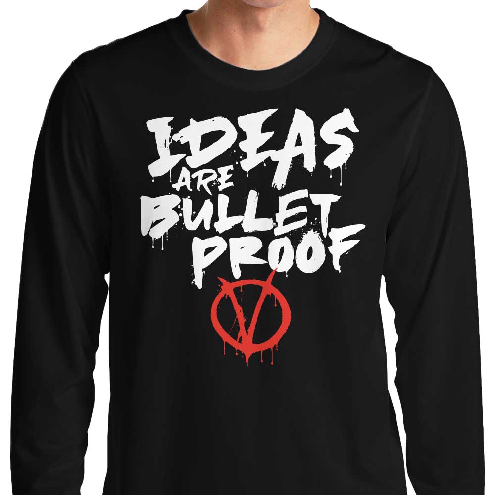 Teesgeex's Durable Long Sleeve Bullet - Resistant T - Shirt