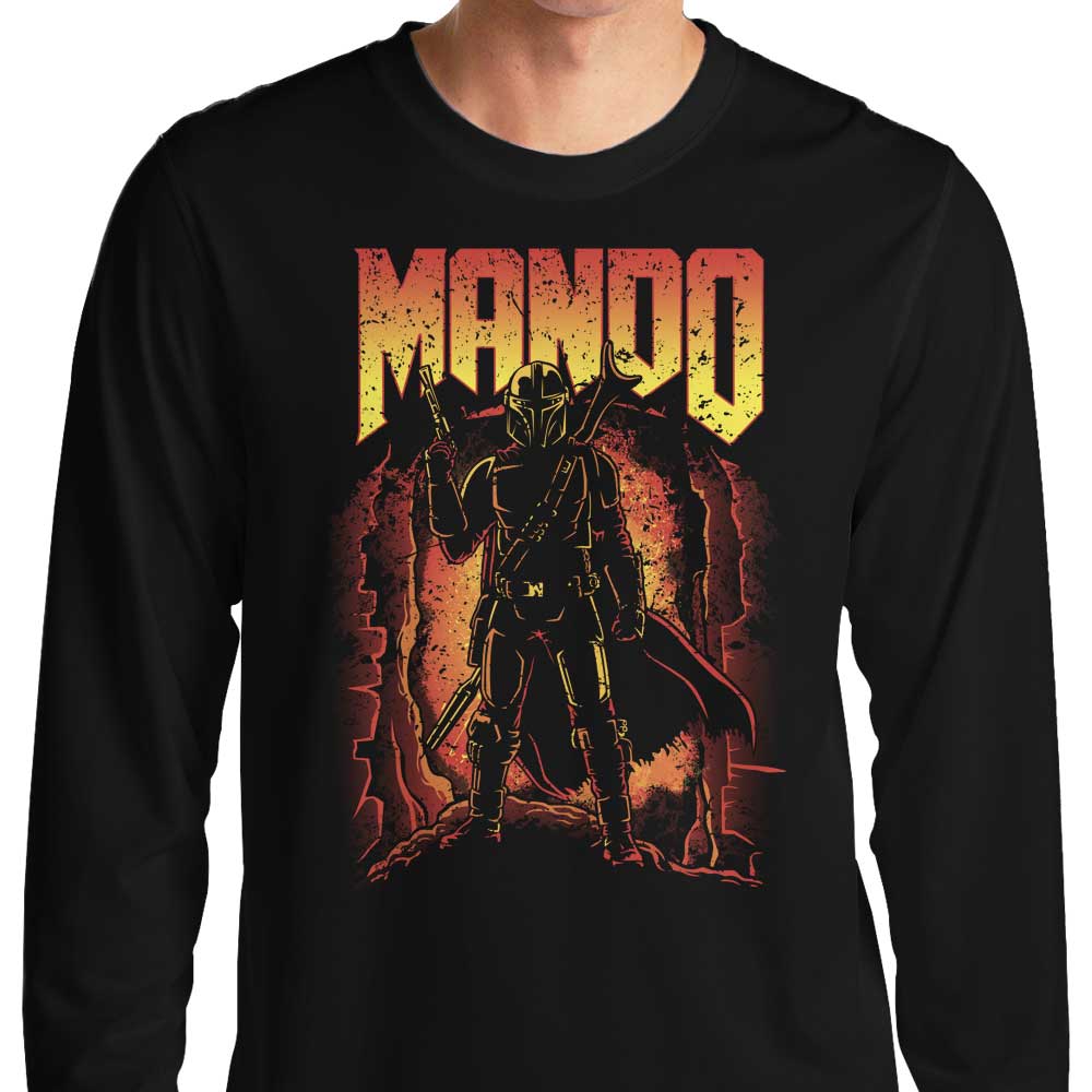 Mandoom Men's Long Sleeve Crewneck T - Shirt for All Sizes
