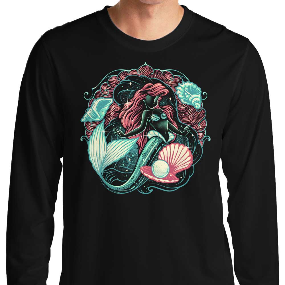 Long Sleeve 'Under the Sea of Stars' T-Shirt by Glitchygorilla