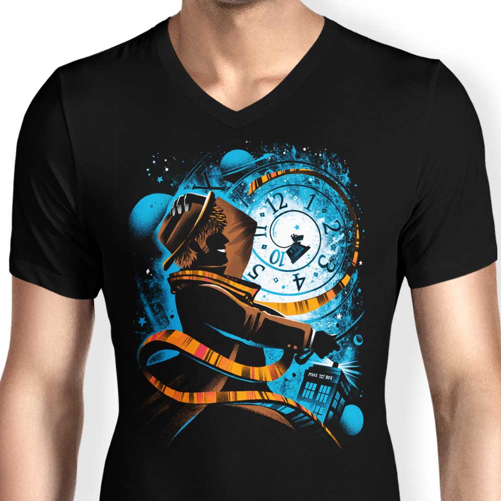 Alemaglia's Stylish Men's Fourth V-Neck Shirt