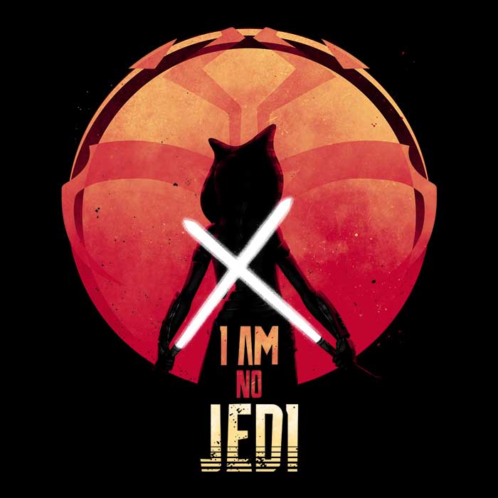 Cool 'I am No Jedi' Long - Sleeve T - Shirt from Teesgeex