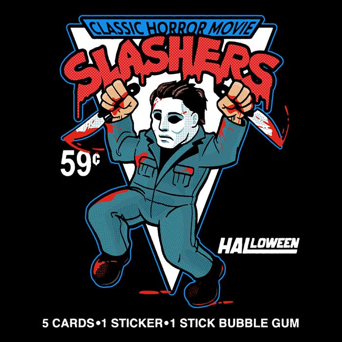 Harebrained's Haddonfield Classic Slashers Long - Sleeve Comfort T - Shirt