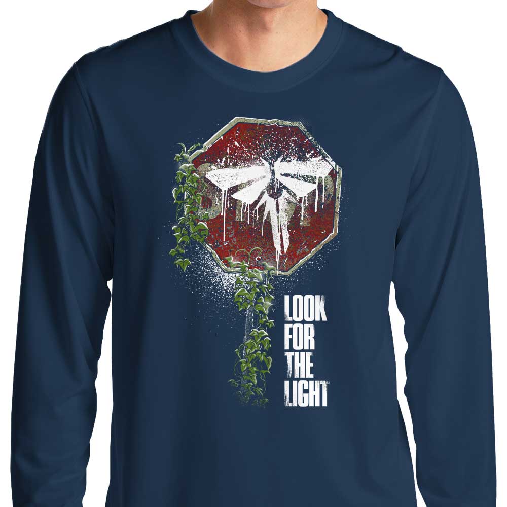 Rustenico's Look for the Light Long Sleeve Crewneck T - Shirt in S - 4XL Sizes