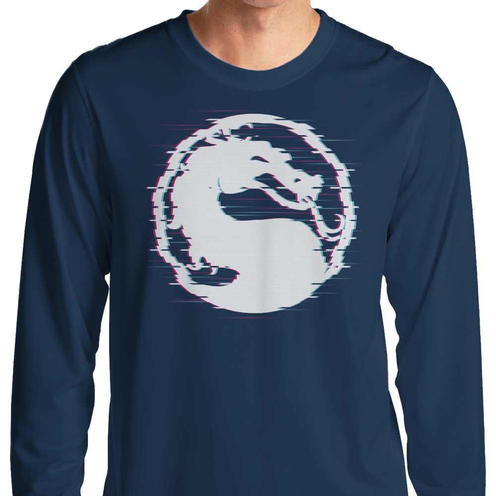 Long Sleeve Mortal Glitch T-Shirt - An Awesome Apparel