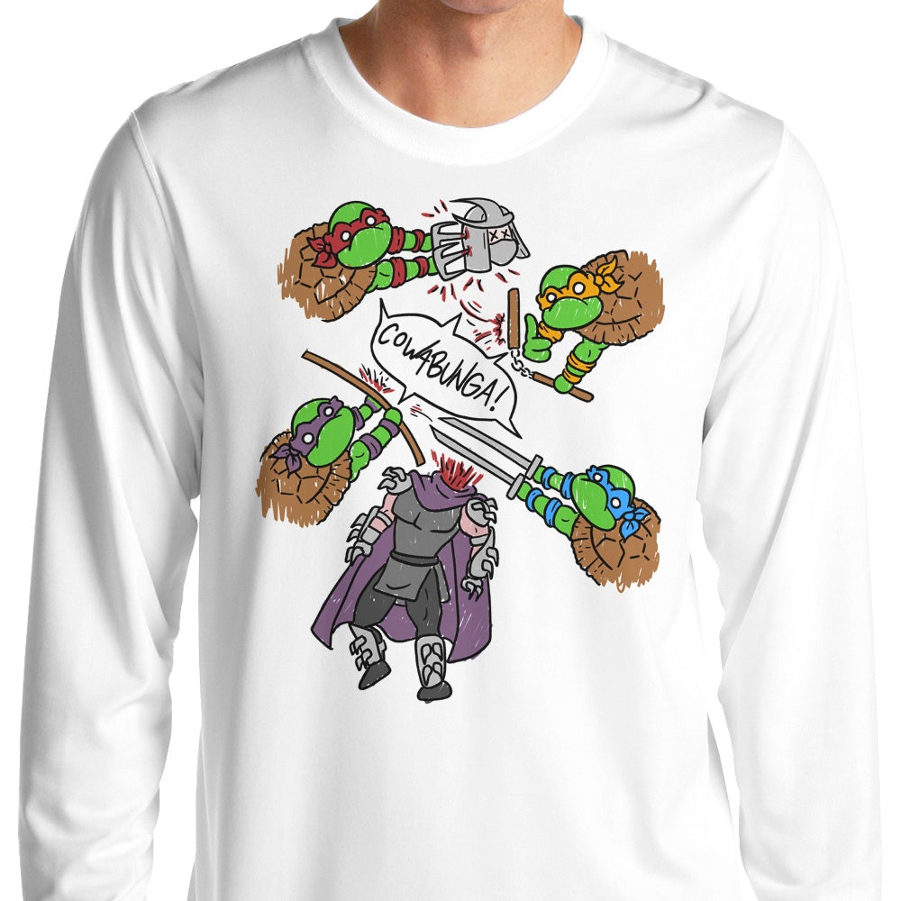 Long Sleeve Turtle Pool T-Shirt by MarianoSan