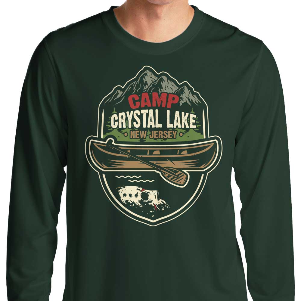 Long Sleeve T-Shirt Inspired by Crystal Lake, New Jersey
