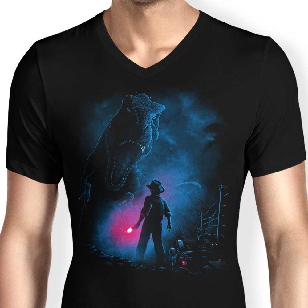 Men's Fashionable V-Neck T-Shirt - The Breakout