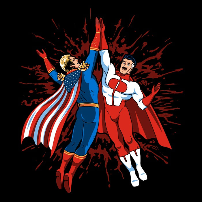 Long Sleeve Super Crazy Friends T-Shirt by Prime Premne Design