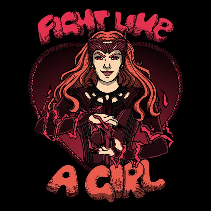 Guiseigne's 'Fight Like a Witch' Comfortable Long Sleeve T - Shirt