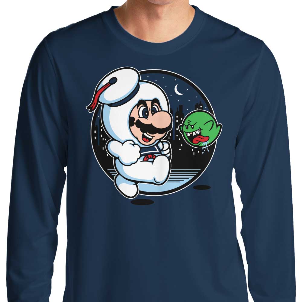 Long Sleeve T-Shirt - Super Marshmallow Bros. Inspired by Mikehandyart