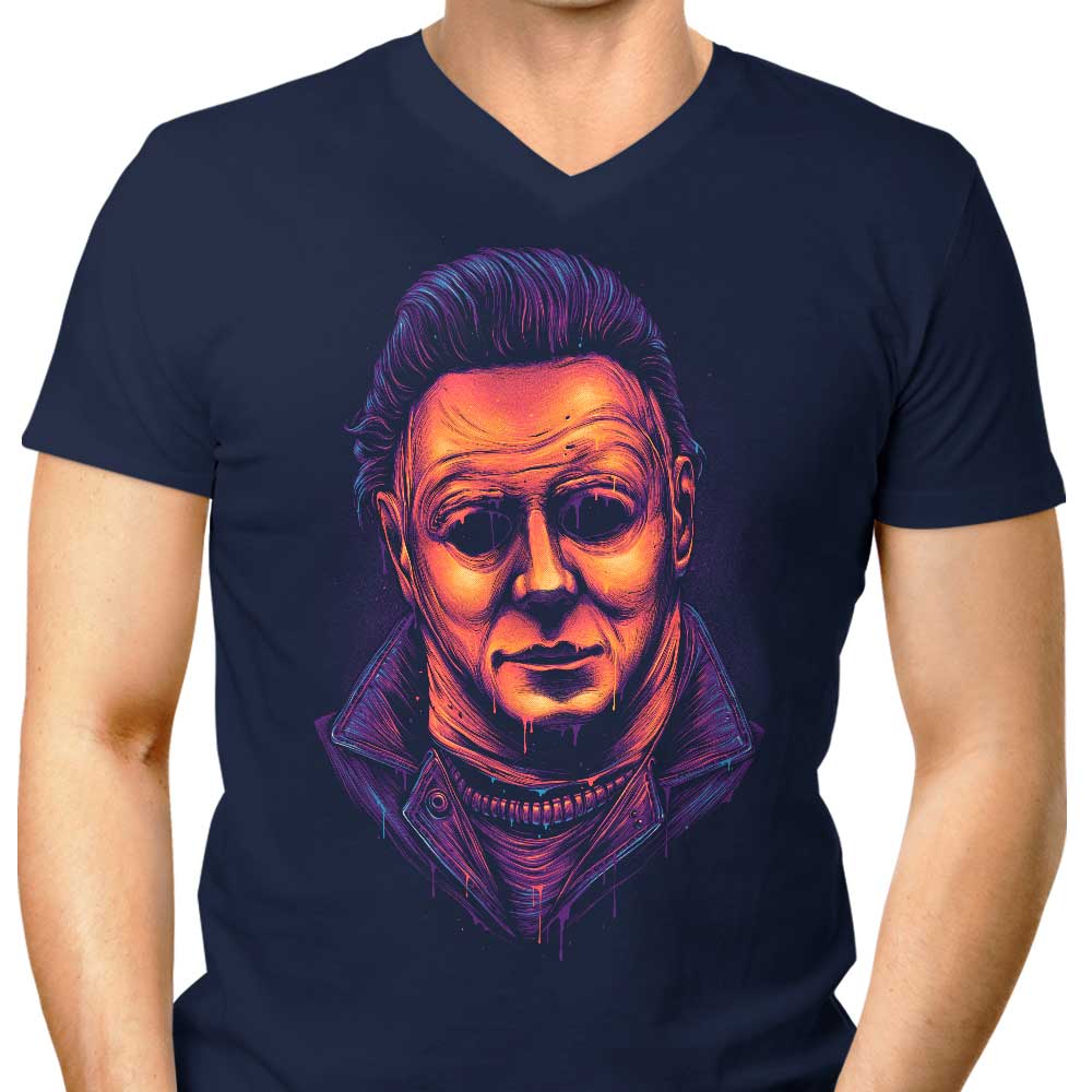 Men's Glowing V-Neck Slasher T-Shirt