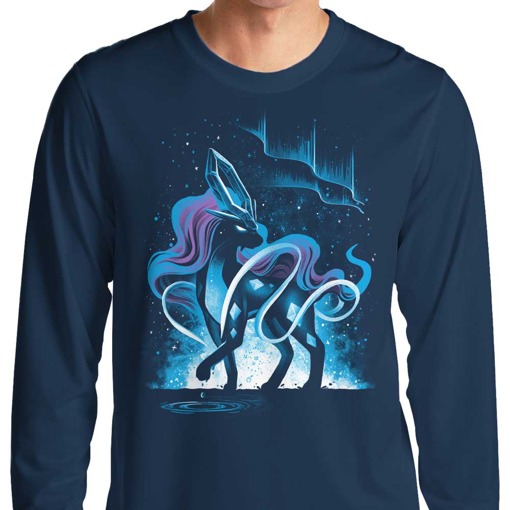 Pure Crystal Beast Design - Long Sleeve T-Shirt for Fashion Lovers
