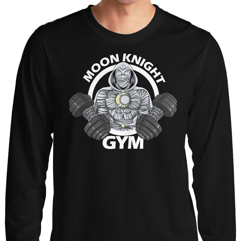 Moon Gym Men's Long Sleeve Crewneck T-Shirt for Workout