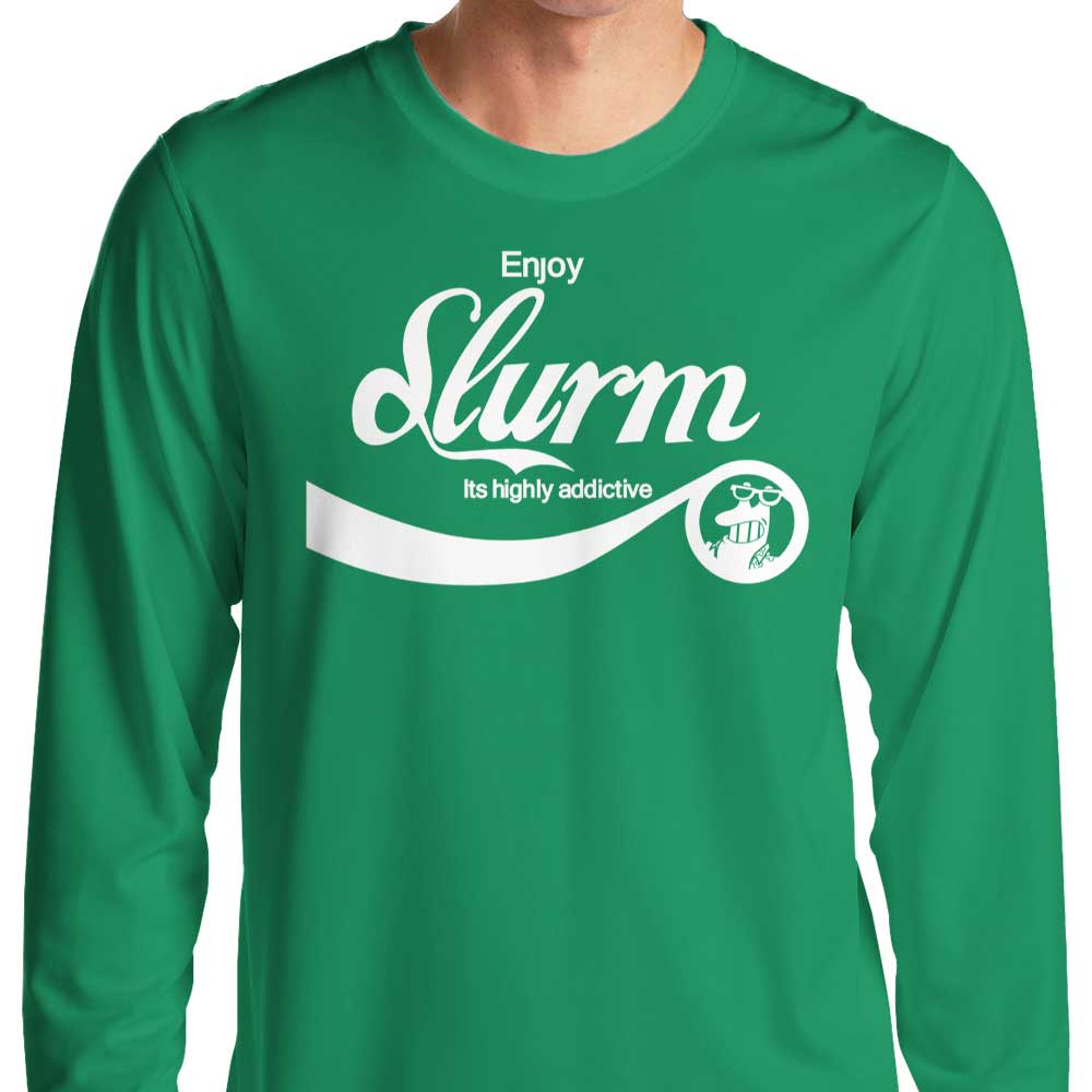 Comfortable Long Sleeve 'Enjoy Slurm' T-Shirt for Daily Wear