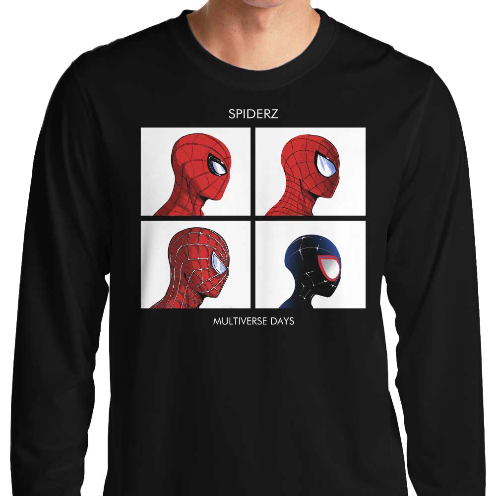 Gazo1a's Multiverse Days Long - Sleeve Crewneck T - Shirt in S - 4XL Sizes
