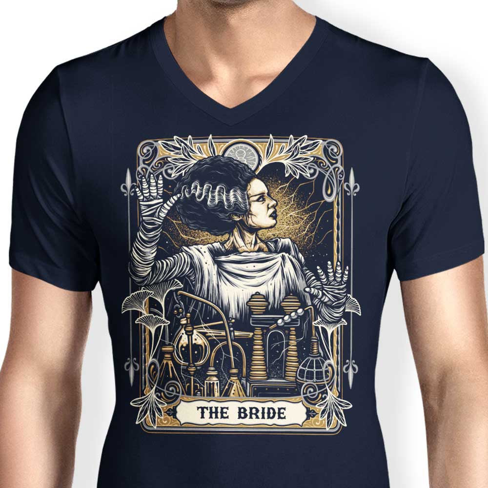 Glitchygorilla Men's Stylish V-Neck for the Bride Look