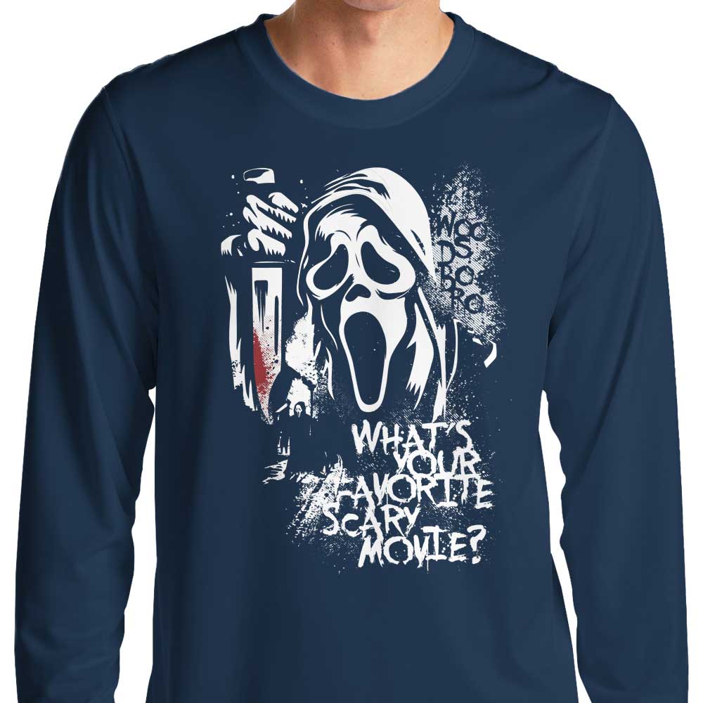Spooky Long Sleeve T-Shirt Inspired by Your Favorite Scary Movie