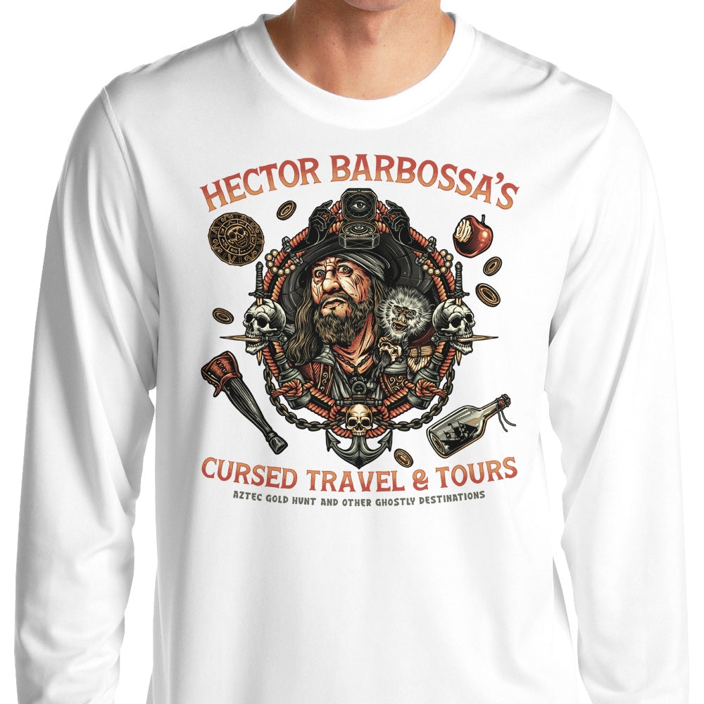 Enchanted Cursed Travel and Tours Long Sleeve Cotton T-Shirt for Casual Wear