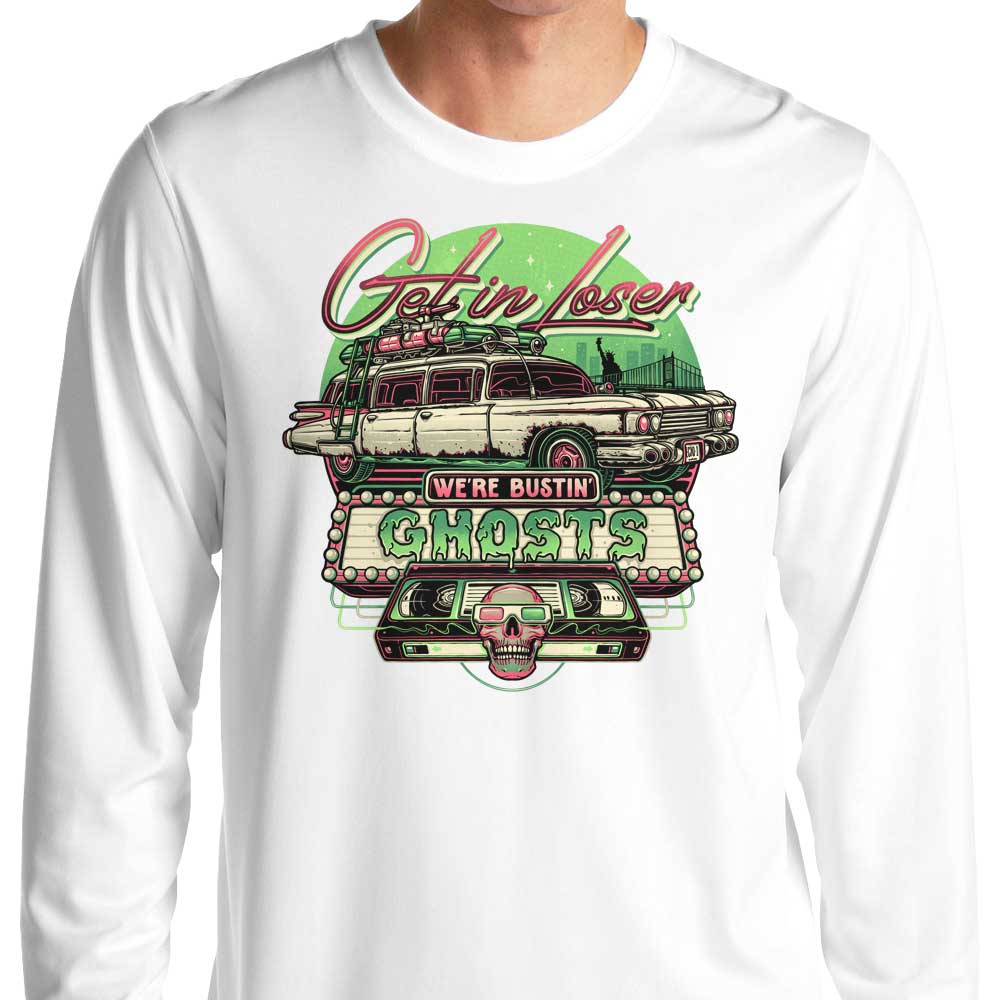 Momma Gorilla's Long Sleeve 'We're Bustin' Ghosts' T-Shirt