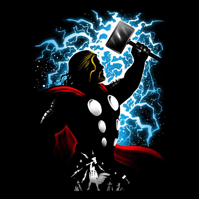 Long Sleeve T-Shirt Inspired by the God of Thunder