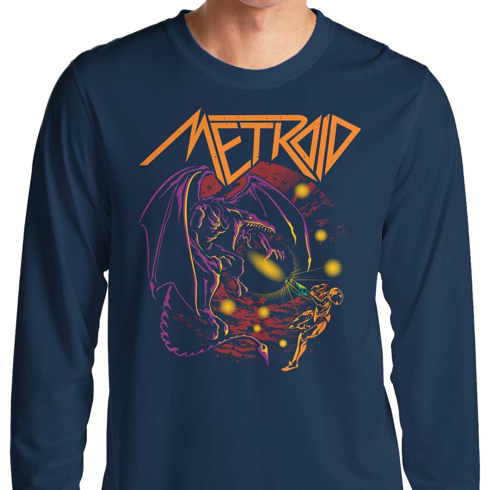 Long Sleeve 'Space Dragon' T-Shirt by Dracula Byte