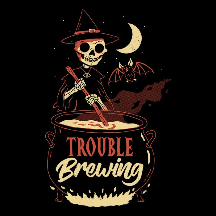 DinoMike's 'Trouble Brewing' Comfortable Long Sleeve T - Shirt