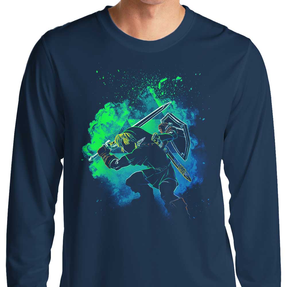 Donnie Illustrations' Long Sleeve T-Shirt: Soul of Ocarina Design